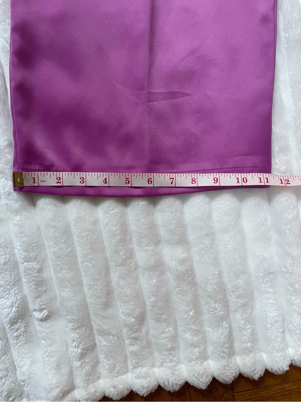 House of Harlow 1960 Wide Leg Satin Pants in Fuchsia - Picture 9 of 14